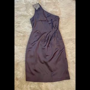 Banana Republic One Shoulder Embellished dress